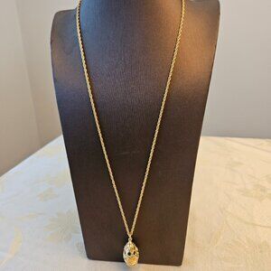 Vintage Joan River Faberge Egg Necklace